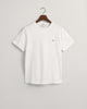 WHITE, SLIM SHIELD SS T-SHIRT, FLAT-LAY BY GANT AU.