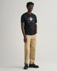 BLACK, REG ARCHIVE SHIELD SS T-SHIRT BY GANT AU.