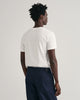 WHITE, REG ARCHIVE SHIELD SS T-SHIRT, BACK-VIEW BY GANT AU.