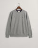 GREY MELANGE, REG SHIELD C-NECK SWEAT, FLAT-LAY BY GANT AU.