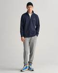 EVENING BLUE, REG SHIELD HALF ZIP SWEAT BY GANT AU.