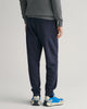 EVENING BLUE, REG SHIELD SWEATPANTS, BACK-VIEW BY GANT AU.