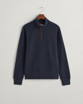 EVENING BLUE, SACKER RIB HALF ZIP, FLAT-LAY BY GANT AU.