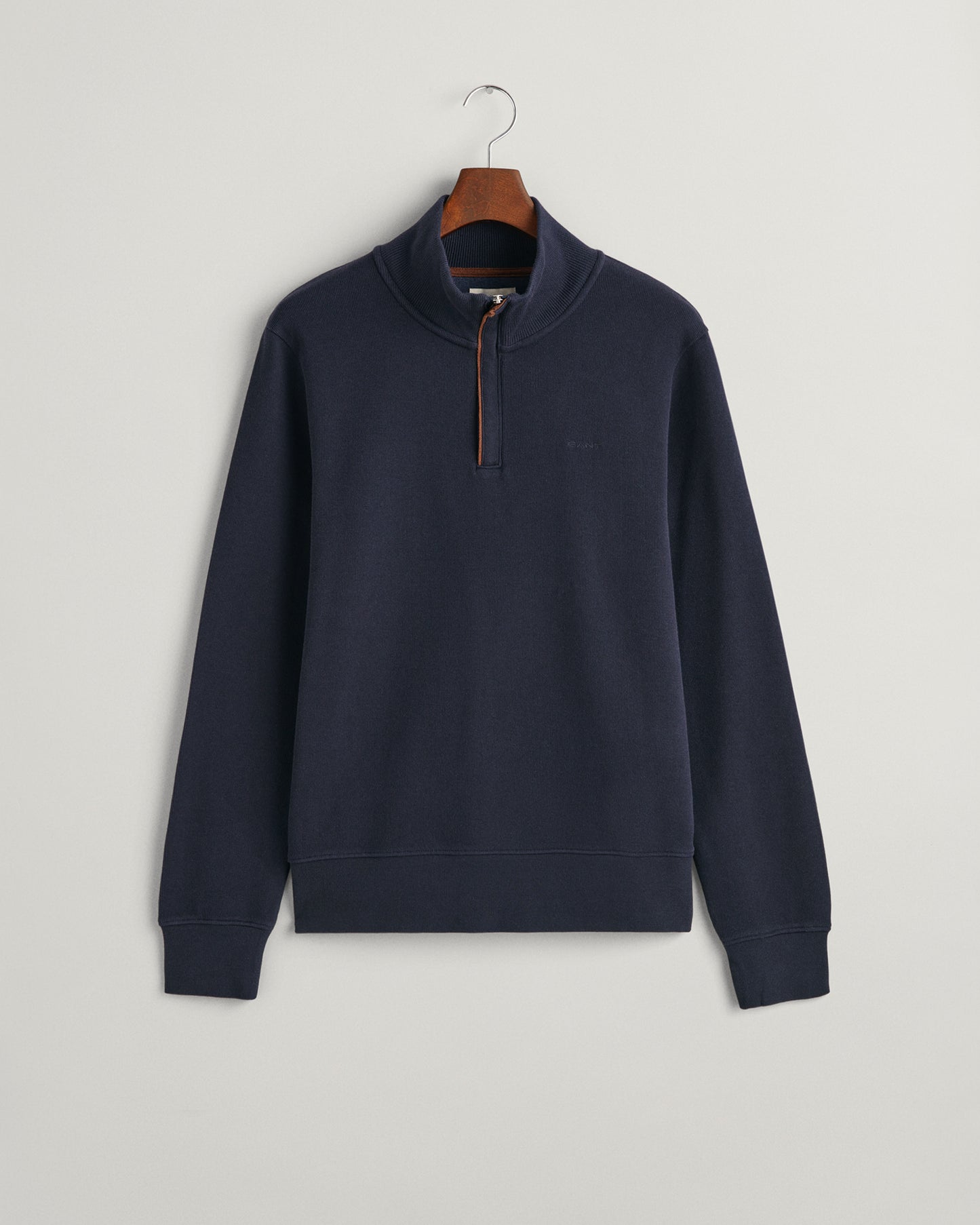 EVENING BLUE, SACKER RIB HALF ZIP, FLAT-LAY BY GANT AU.