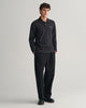 BLACK, REG SHIELD LS PIQUE POLO BY GANT AU.