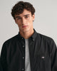 BLACK, REG POPLIN SHIRT, CLOSE-UP BY GANT AU.