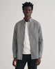 BLACK, REG POPLIN GINGHAM SHIRT, FRONT-VIEW BY GANT AU.