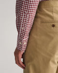PLUMPED RED, REG POPLIN GINGHAM SHIRT, CLOSE-UP BY GANT AU.