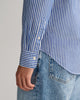 COLLEGE BLUE, REG POPLIN STRIPE SHIRT, CLOSE-UP BY GANT AU.