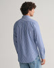 COLLEGE BLUE, REG POPLIN STRIPE SHIRT, BACK-VIEW BY GANT AU.