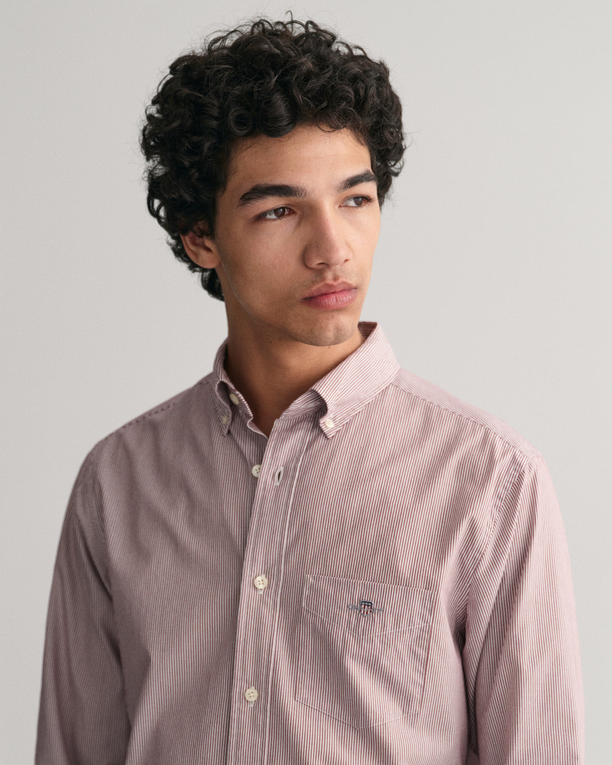 Regular Fit Classic Banker Stripe Poplin Shirt