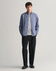 PERSIAN BLUE, SLIM OXFORD SHIRT BY GANT AU.