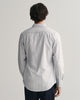 PERSIAN BLUE, SLIM OXFORD BANKER STRIPE SHIRT, BACK-VIEW BY GANT AU.