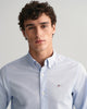MODEL WEARING REG PINPOINT OXFORD SHIRT