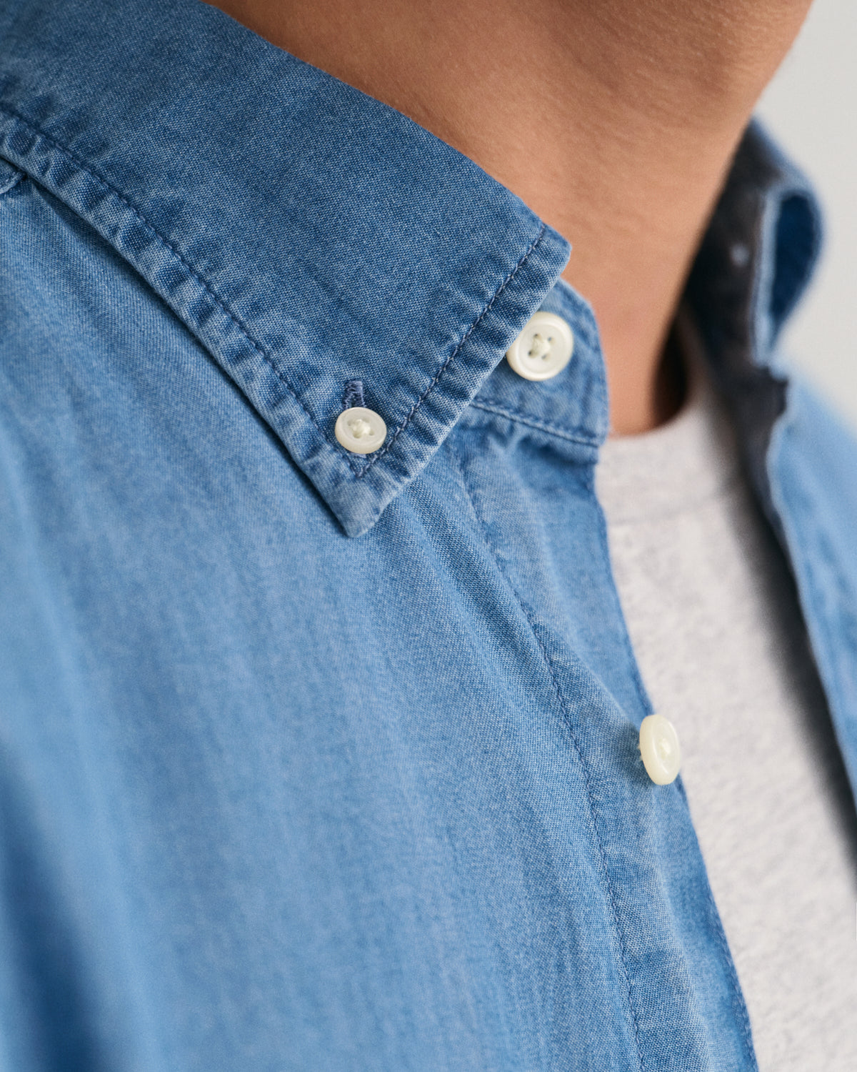 Regular Fit Indigo Shirt