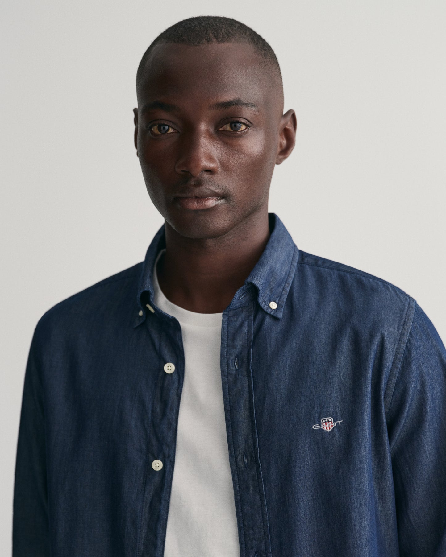 Slim Fit Indigo Shirt
