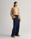 EVENING BLUE, RELAXED PULL ON PANTS BY GANT AU.