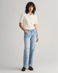 EGGSHELL, SLIM SHIELD SS PIQUE POLO BY GANT AU.