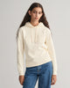 LINEN, REG TONAL SHIELD HOODIE, FRONT-VIEW BY GANT AU.