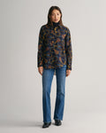 EVENING BLUE, REL ROPE PRINT COT SILK SHIRT BY GANT AU.