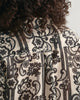 Relaxed Fit Lace Print Cotton Silk Shirt