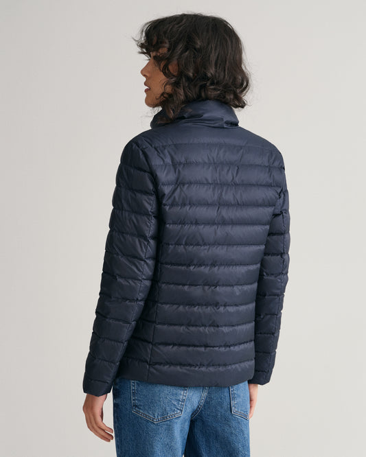 EVENING BLUE, LIGHT DOWN JACKET, BACK-VIEW BY GANT AU.