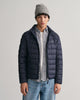 EVENING BLUE, LIGHT DOWN JACKET, FRONT-VIEW BY GANT AU.