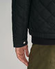 BLACK, QUILTED WINDCHEATER, CLOSE-UP BY GANT AU.