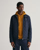 EVENING BLUE, QUILTED WINDCHEATER, FRONT-VIEW BY GANT AU.