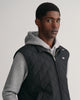 BLACK, QUILTED WINDCHEATER VEST, CLOSE-UP BY GANT AU.