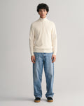 CREAM, COTTON WOOL RIB HZ BY GANT AU.