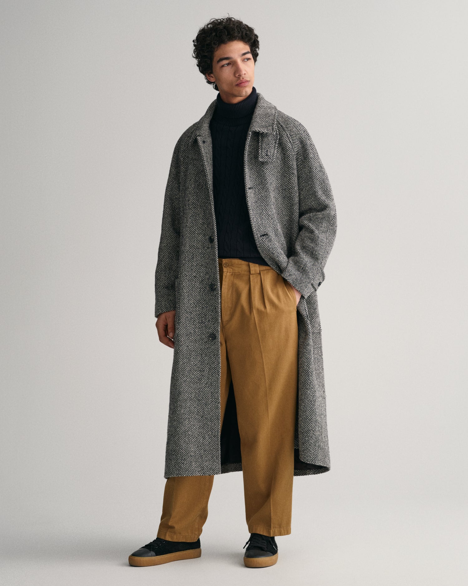 Cotton Cable Knit Turtleneck Sweater – GANT