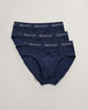 NAVY, BRIEF 3-PACK BY GANT AU.