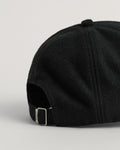 BLACK, SHIELD MELTON CAP, CLOSE-UP BY GANT AU.