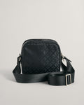 EBONY BLACK, G-PATTERN CROSSBODY BAG, BACK-VIEW BY GANT AU.
