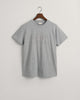 GREY MELANGE, REG TONAL SHIELD SS T-SHIRT BY GANT AU.