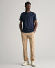 EVENING BLUE, REG TONAL SHIELD SS T-SHIRT BY GANT AU.