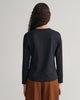 BLACK, REG SHIELD LS T-SHIRT, BACK-VIEW BY GANT AU.