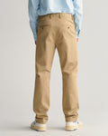 DARK KHAKI, GANT CHINO, BACK-VIEW BY GANT AU.