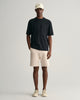 PUTTY, SLIM TWILL SHORTS, FRONT-VIEW BY GANT AU.