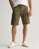 Relaxed Fit Twill Cargo Shorts