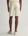 CREAM, SLIM SUNFADED SHORTS, BACK-VIEW BY GANT AU.