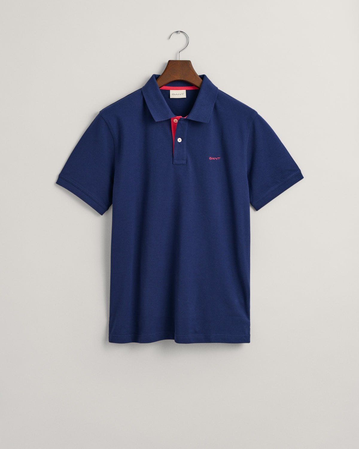PERSIAN BLUE, REG CONTRAST PIQUE SS POLO BY GANT AU.
