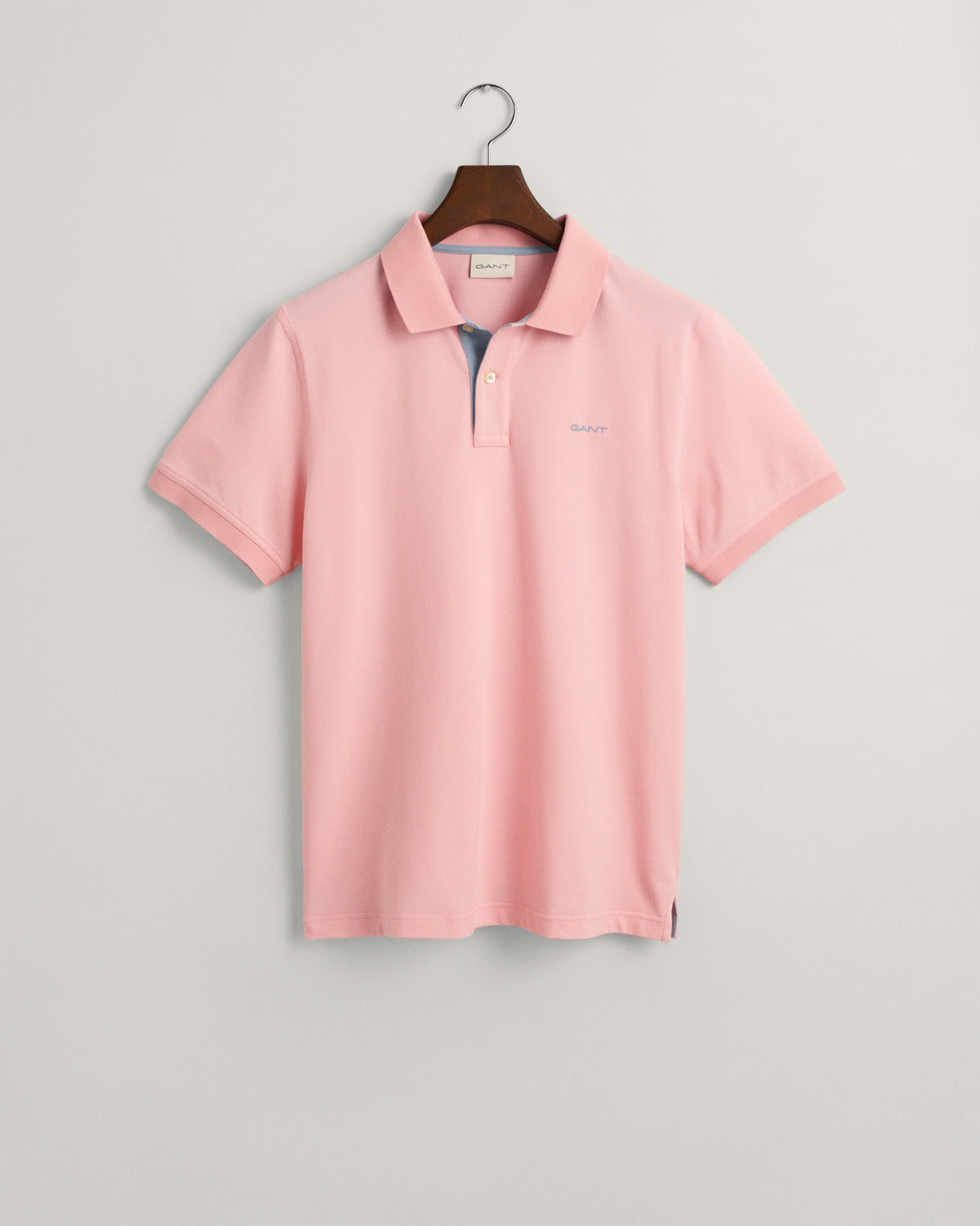 BUBBELGUM PINK, REG CONTRAST PIQUE SS POLO BY GANT AU.