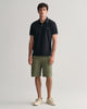 BLACK, TIPPING SS PIQUE POLO BY GANT AU.