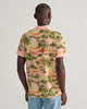 PEACHY PINK, HAWAII PRINT SS POLO, BACK-VIEW BY GANT AU.