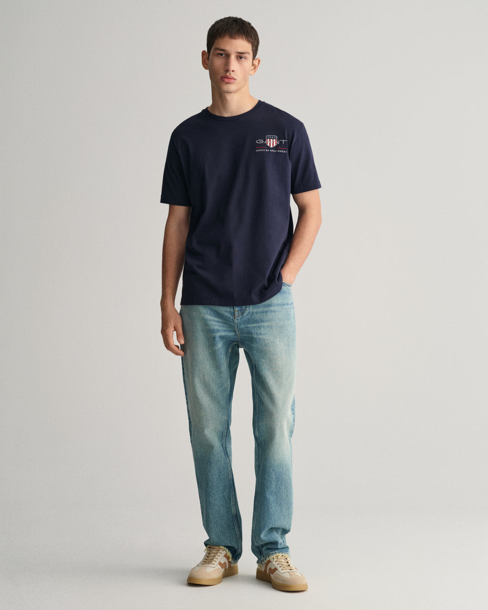 Embroidered Archive Shield T-Shirt
