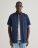 MARINE, REG CLASSIC POPLIN SS SHIRT, FRONT-VIEW BY GANT AU.