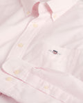 LIGHT PINK, REG CLASSIC POPLIN BANKER SHIRT, FLAT-LAY BY GANT AU.