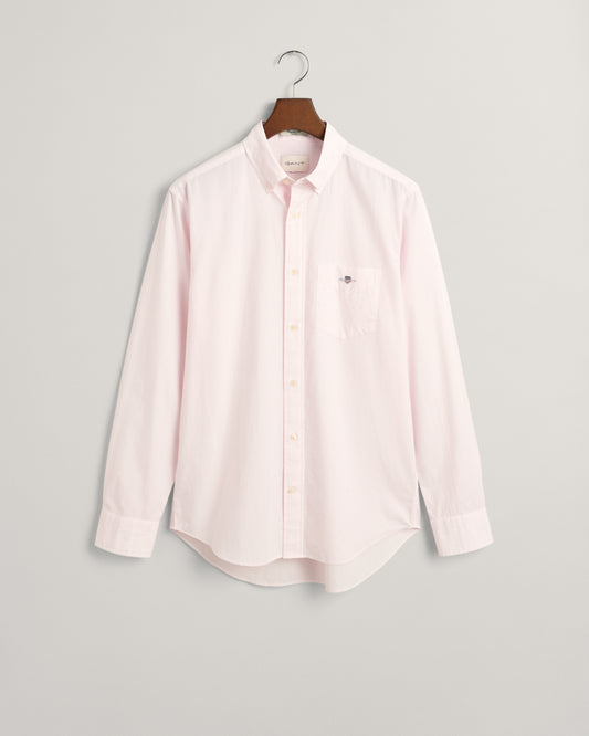 LIGHT PINK, REG CLASSIC POPLIN BANKER SHIRT BY GANT AU.